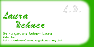 laura wehner business card